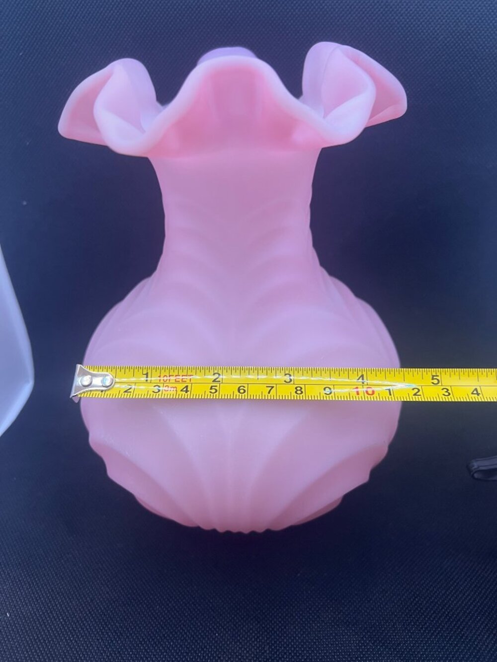 Fenton Rose Pink Drapery Vase Drape Pattern READ - Picture 2 of 15